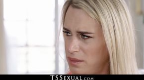 Fiery shemale Nikki Vicious gets hammered on all fours with intense passion