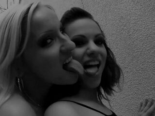 GinnaBrigitta with LiaFire Lauro Giotto and Frank Gun Titus Metallic Cumswap Cum drink, Euro Tease#1