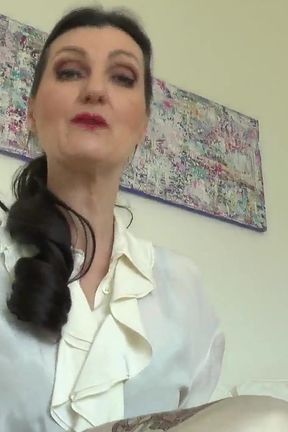 My New Satin Scarf Makes You Want to Cum and Weak, Scarf JOI, Lady Victoria Valente