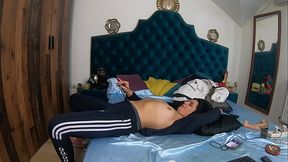 MilfyCalla- Masturbating and dancing while wearing sorts wear