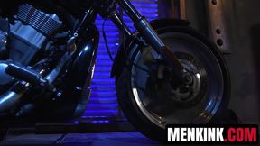 Black dude Dillon Diaz is suspended and gets ASS RAILING from a beefy guy