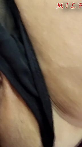 Busty mature bitch and cock in her wet pussy! Only close-ups!   Clip 1