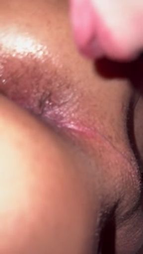 I tongue fuck his ass like he eats my pussy