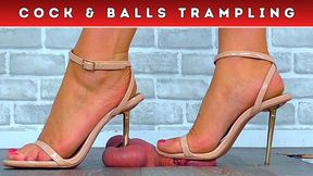 My Friends Shoes 2: Crushing Your Cock & Balls In Hannah's Nude Stilettos (D101) - Bug Cam - Trample Trampling CBT Crush Shoe Fetish
