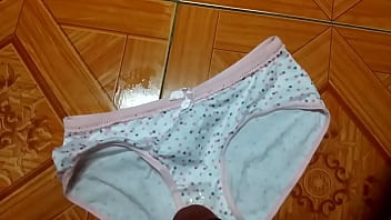 Sịp chấm sao bi em tầng dưới | Cum on panties compilation the best!