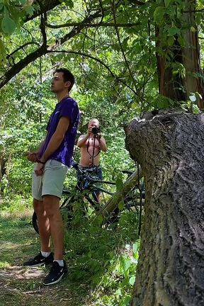 Dick Sucking in the Forest