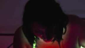 Dirty Talking French Lady with LED Lights Analized