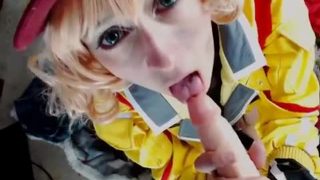 Cindy Aurum từ Final Fantasy Cosplayer tự cho mình một cú làm tình bằng dương vật giả sâu sắc