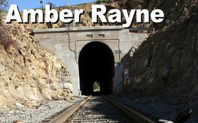 Amber Rayne Red Fetish Railroad Tracks Gmam0747a