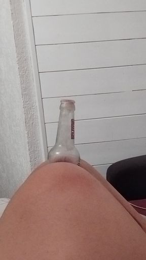 Bottle in my white ass