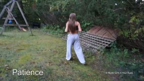 Patience 17 Minute Outdoor Nude Walk HD Video 1