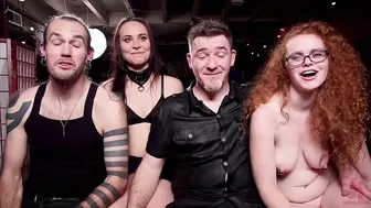 BDSM Swinger's Ball: Anal Submissives Serve Masters