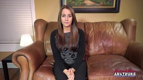 young brunette autum gives her holes 2 a big cock!