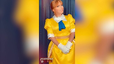 Beauty! Redhead Penny Pax Dildo Fucks Herself In Role Playing Session!