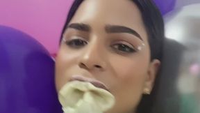 A lovely date with bubble gum and balloons prt2