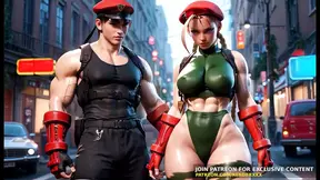 3D Animation : Street Fighter - Cammy White Handjob Dick Ride Uncensored Hentai