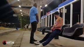 Bus Driver Picking up Passenger at Stop Video 2