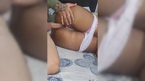 Big ass latina was trying to take a nap but her stepdad had another plan on her tight anal