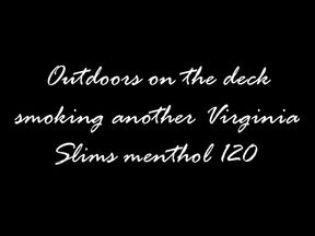 Smoking outdoors