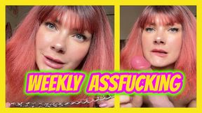 Bound Slave Weekly Assfucking