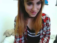 Curly Blonde Teen Records Solo Dildo Masturbation More at