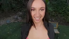 Hailey Rose's tight pussy and deepthroat
