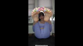 Step-Mommys good little foot goon, your not going to cum until I tell you to Your to busy getting mindlessly addicted to my stinky sweaty feet