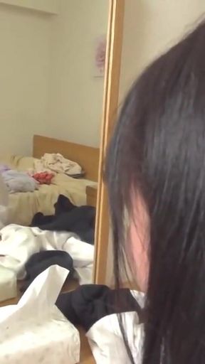 Playful Little Tease. Flirty Visitor in a Short Skirt Invites Me in, POV Turns Heated with Toy and Relentless Pace - Part 4