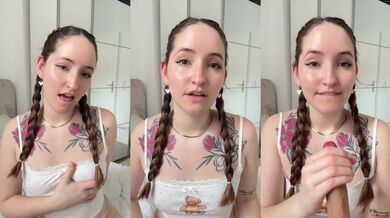 Mady shows how to cum with her dirty talk JOI instructions