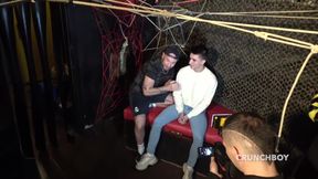 French actor fucking in Madrid in a gangbang porn shoot