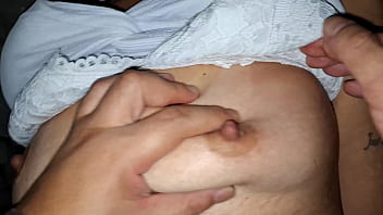 The girl had sex with the stranger without a condom in the bathroom after the party.