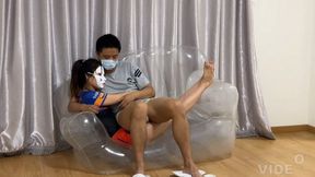 SK037_Football Beauty's lapsitting temptation
