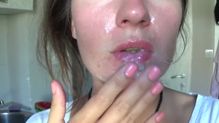 Camilla Moon - Sperm on my face.