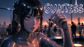 Giantess - Rooftop Party Lightning Turns Into 220-Foot Skyscraper Cunt Toy (Erotic Audio)