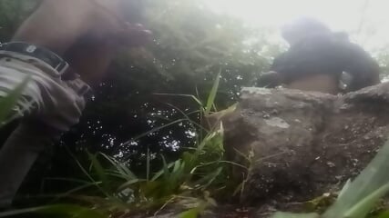 Desi Girlfriend Fucks In Forest