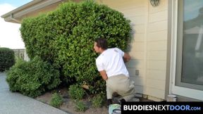 BuddiesNextDoor.com - Horny hunks get naughty with deep blowjobs and intense ass dril