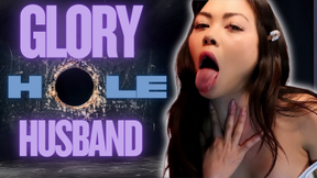 Glory Hole Sucking Betrayal: Cuck Husband Sucks Cock Behind Wife's Back Tonight