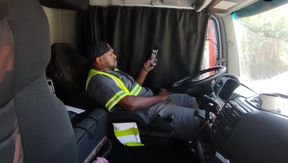 Lunchtime, Alone Inside the Truck.