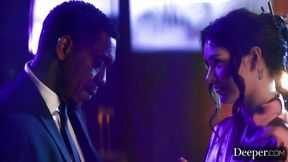 Deeper. Delicious Beauty Matty Mila Perez Gets Spit-Roasted