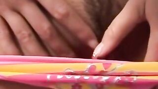 "Outdoor Sex Adventure: Blonde Beauty Rides Her Boyfriend's Big Dick in Public"