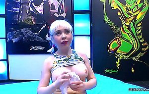 Cherry english in bukkakes actions with big dicks