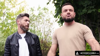 HETEROFLEXIBLE - Horny Only Matt Gets Throat Fucked By Sir Peter's HUGE Cock &amp; Rough Assfucked Doggy