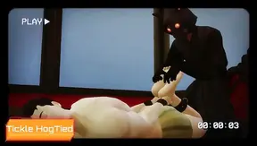 Powerful 3D Bondage Thrills: Sensual Male Tickling Domination – NaughtyLads 18+