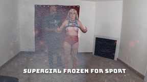 Supergirl gets Frozen for Sport 09