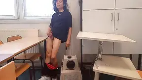 Smooth Twink Jams Hard Between Classes, Blasts Juicy Load — NaughtySchoolboys 18+