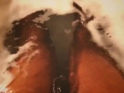 Fan request Legs and thighs with a little surprise