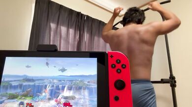 スマブラ新作発売まで毎日懸垂100回　14日目