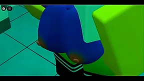 Emo Boy Claims Innocent Roblox Player in Hot Hentai Action