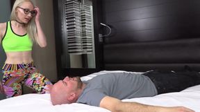 Ass Devotion Face Sitting by Little Booty Yoga Hottie Crystal Clark