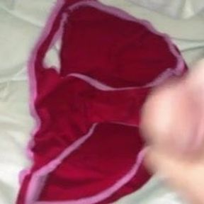 cumshot on panties